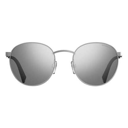 Polaroid Silver Metal Sunglasses