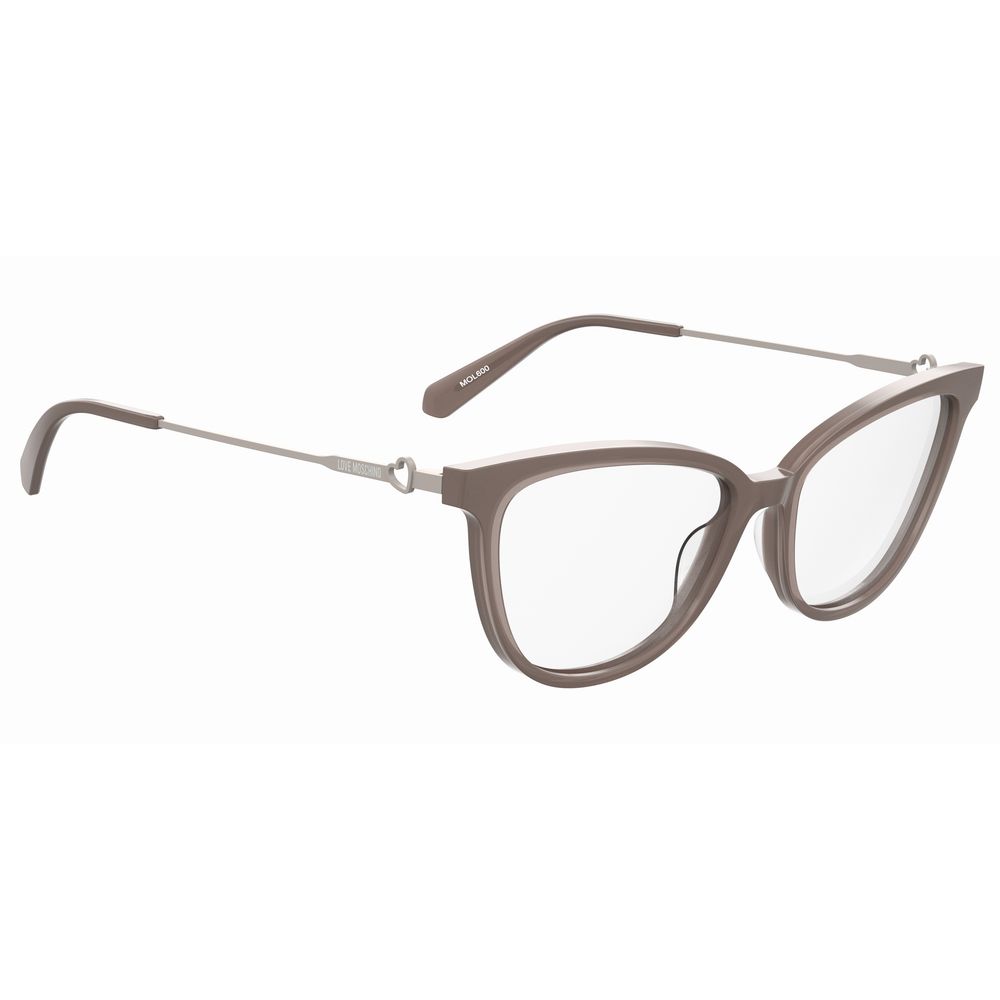 Love Moschino Brown Haircalf Frames