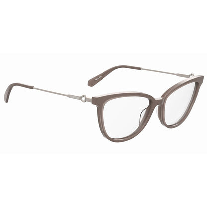 Love Moschino Brown Haircalf Frames