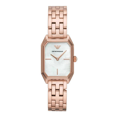Orologio Armani in acciaio oro rosa