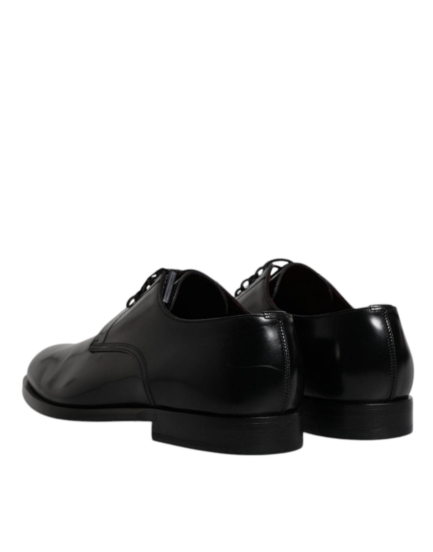 Dolce &amp; Gabbana Scarpe eleganti da sera stringate in pelle di vitello nera Derby