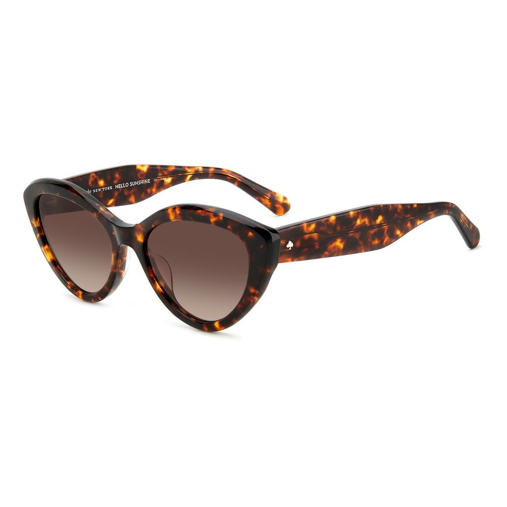 Occhiali da sole in acetato marrone Kate Spade