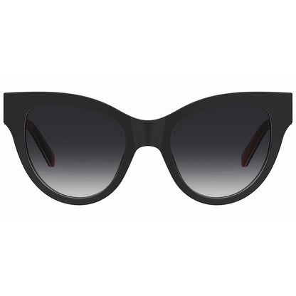 Love Moschino Black Haircalf Sunglasses