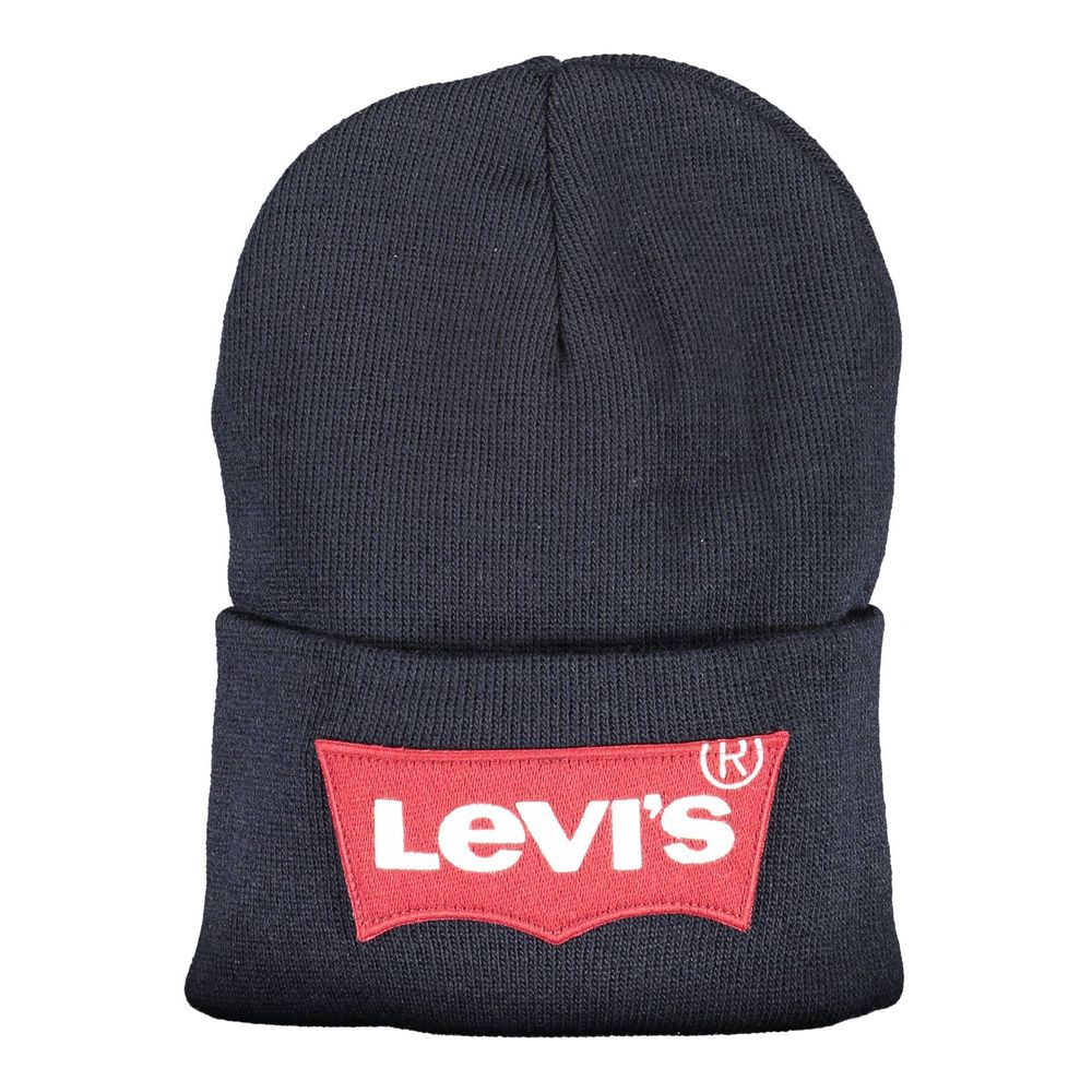 Cappellino con logo in acrilico blu Levi's Elevated