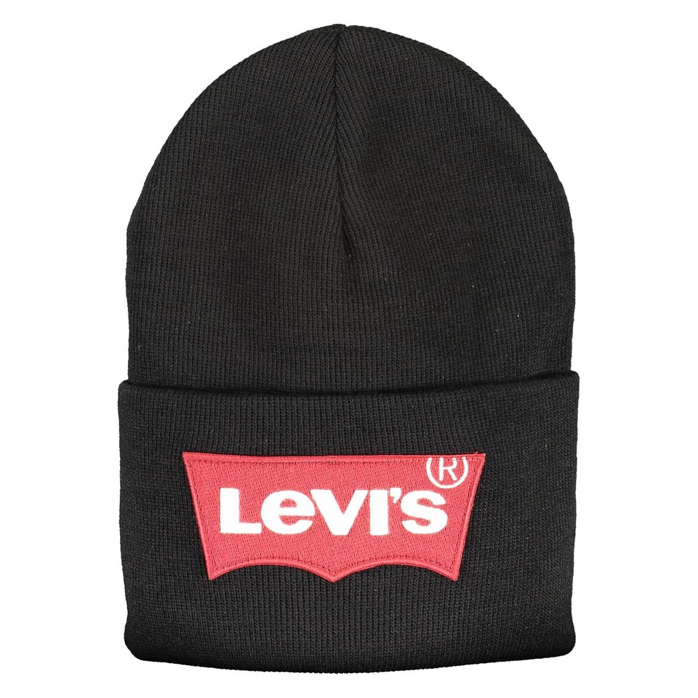 Levi's Black Acrylic Men Cap