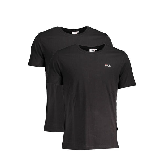 Fila T-shirt da uomo in cotone nero