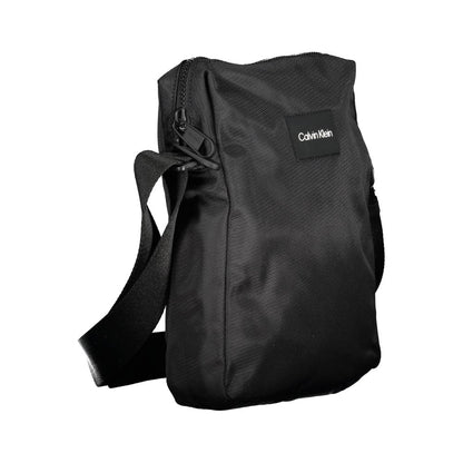 Calvin Klein "Black Polyester Mens Shoulder Bag"