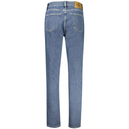 Calvin Klein Blue Cotton Women Jeans