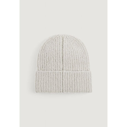 Calvin Klein Jeans Gray Marabou Hat