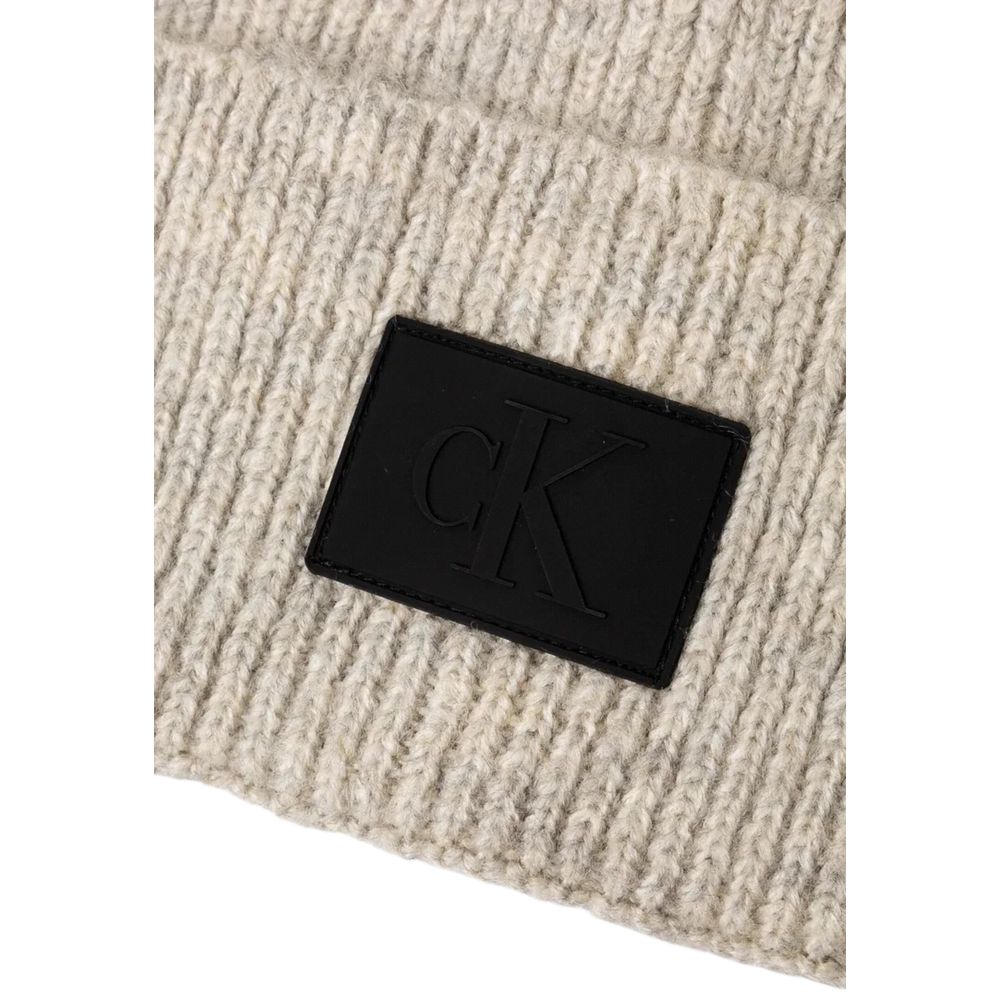 Calvin Klein Jeans Gray Marabou Hats & Cap