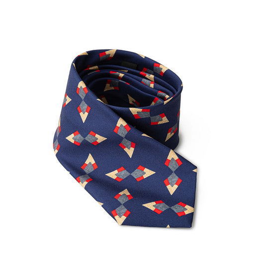 Cravatte e papillon in seta blu Giorgio Armani
