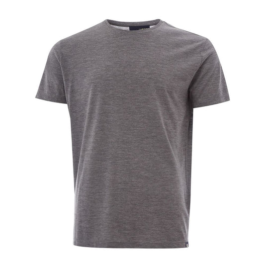 Lardini Elegante T-shirt in lana grigia firmata