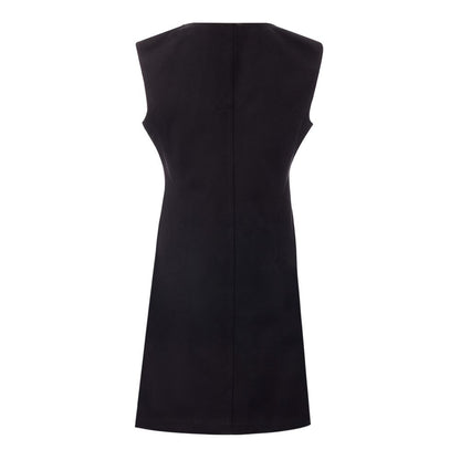Bottega Veneta Elegante Abito in Viscosa Nero Essentials