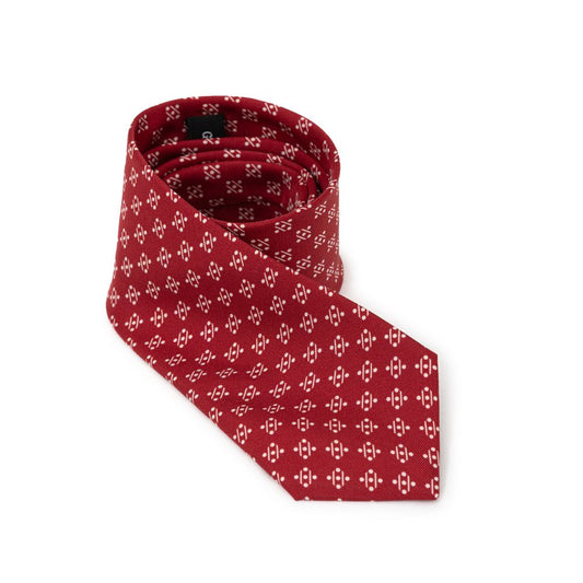Cravatte e papillon in seta rossa Giorgio Armani