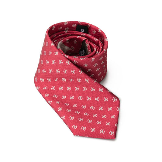 Cravatte e papillon in seta rossa Giorgio Armani