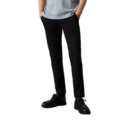 Calvin Klein Jeans Black Recycled Cotton Jeans & Pant