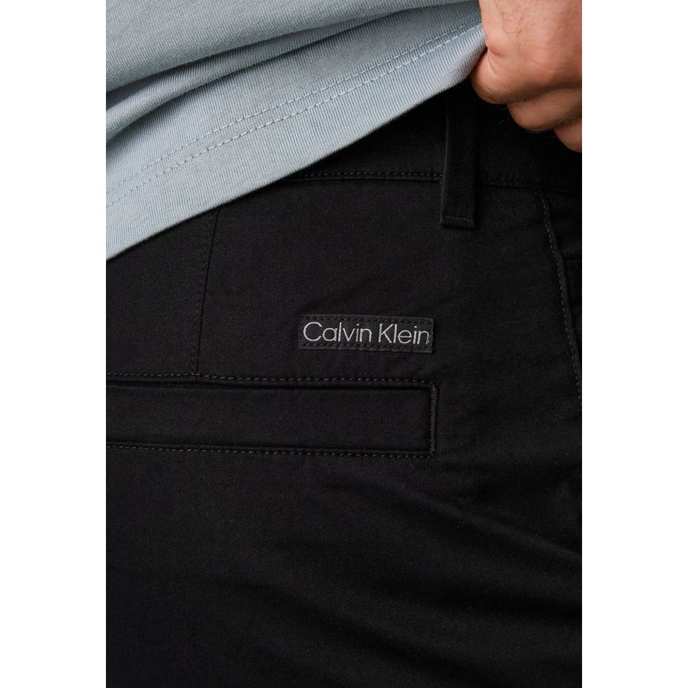 Calvin Klein Jeans Black Recycled Cotton Jeans & Pant