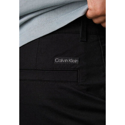 Calvin Klein Jeans Black Recycled Cotton Jeans & Pant
