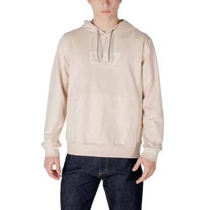 EA7 Emporio Armani Beige Cotton Sweater