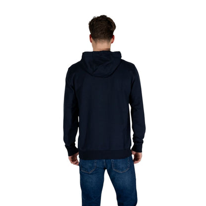 EA7 Emporio Armani Blue Cotton Sweater