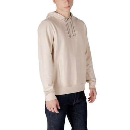 EA7 Emporio Armani Beige Cotton Sweater