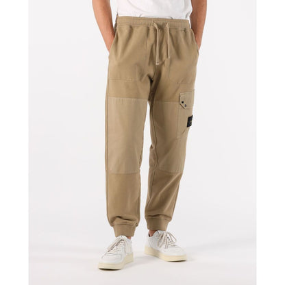 Stone Island Beige Cotone Uomo Cargo Pantalone