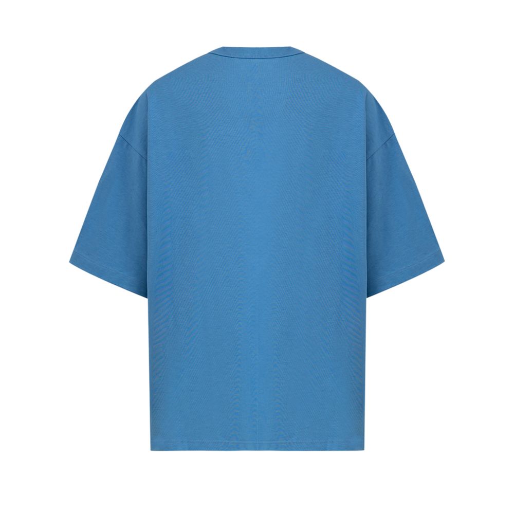 T-shirt in cotone azzurro Bottega Veneta