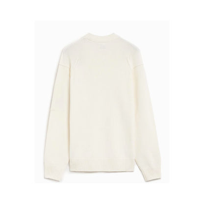 C.P. Company White Wool Sweater
