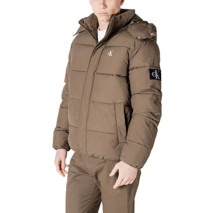 Calvin Klein Jeans Gray Polyamide Jacket