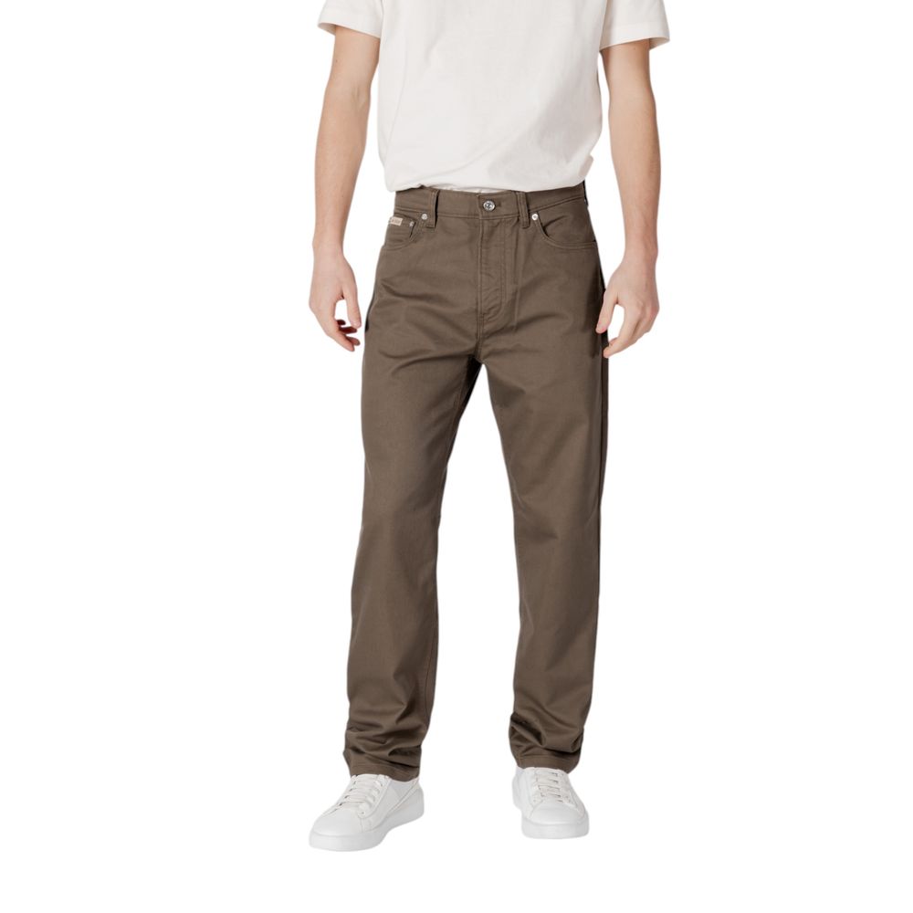 Calvin Klein Jeans Jeans e pantaloni in cotone verde