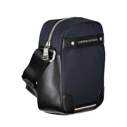 Tommy Hilfiger Blue Polyester Men Shoulder Bag