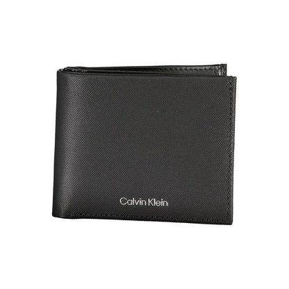 Calvin Klein Elegant Black Leather Wallet with RFID Block