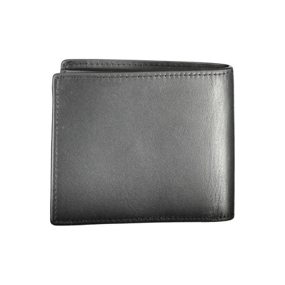 Tommy Hilfiger Black Leather Men Wallet