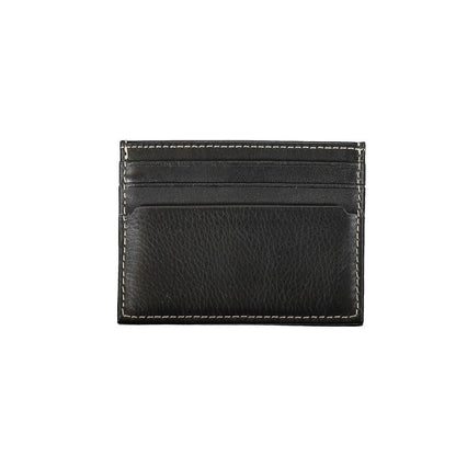 Tommy Hilfiger Black Leather Men Wallet