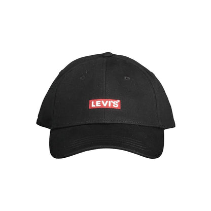 Levi's Black Cotton Men Cap