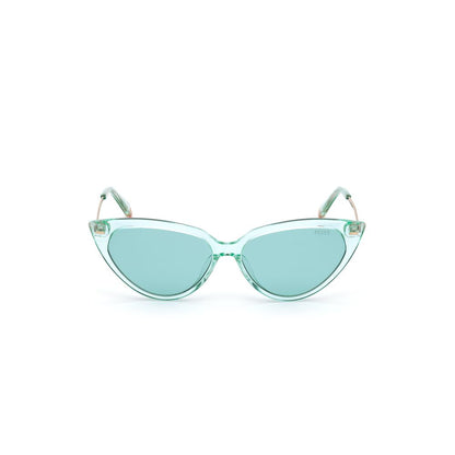 Emilio Pucci Brown Haircalf Sunglasses