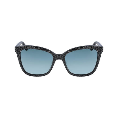 Karl Lagerfeld Black Haircalf Sunglasses