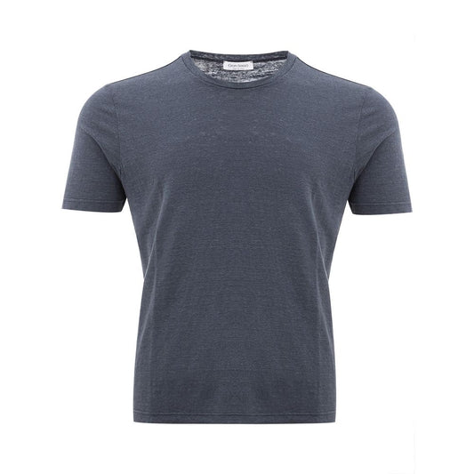 Gran Sasso Elegante T-Shirt in Cotone Grigio