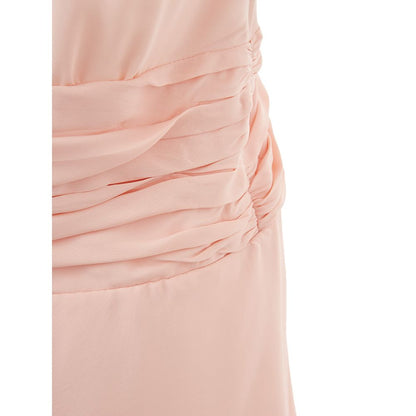 Lardini Elegante Abito in Acetato Rosa