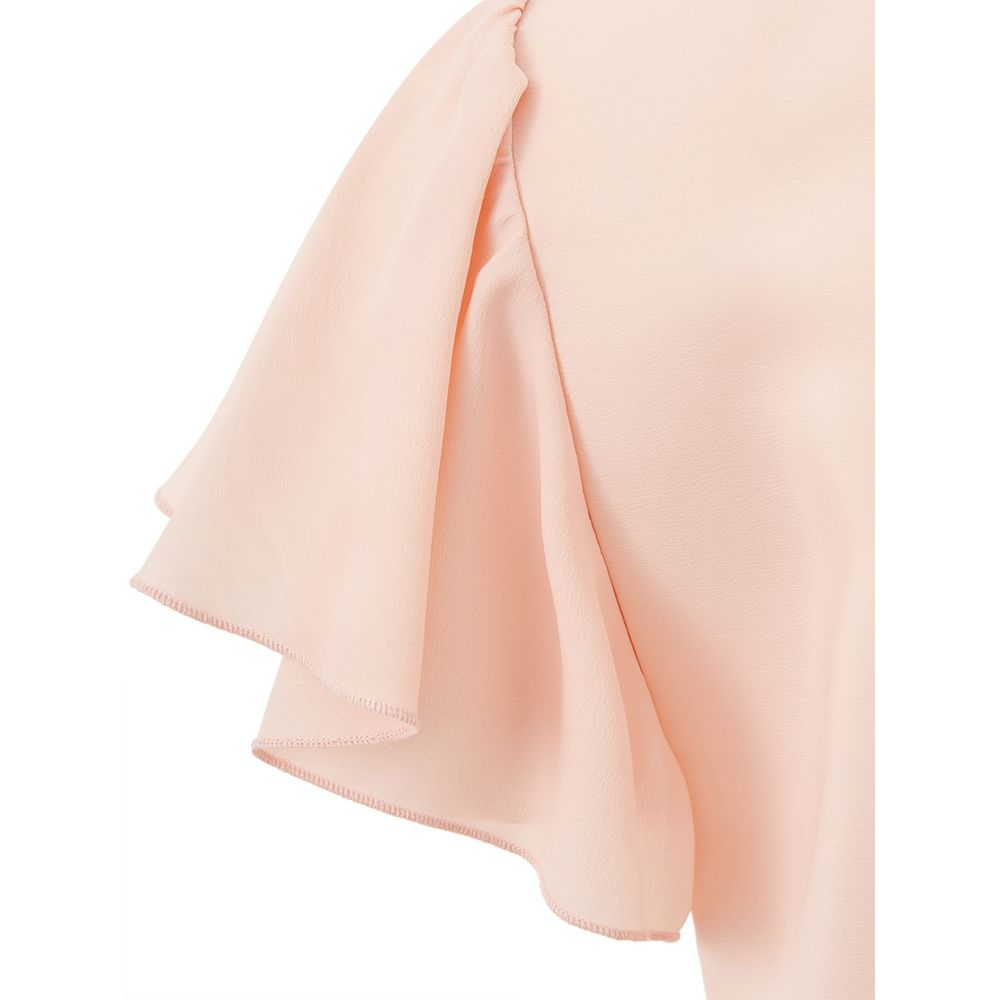 Lardini Elegante Abito in Acetato Rosa