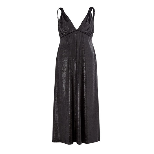 Lardini Elegante Abito Nero in Poliestere