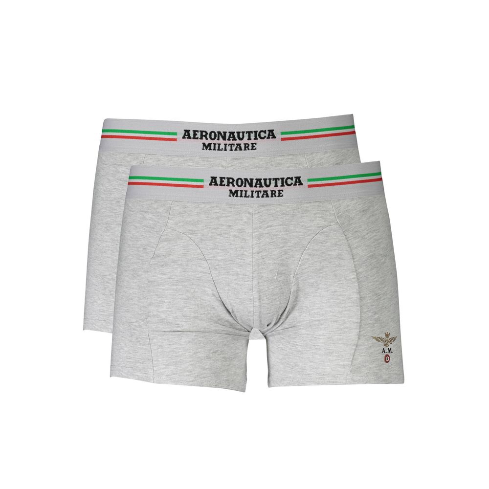 Intimo in cotone grigio Aeronautica Militare