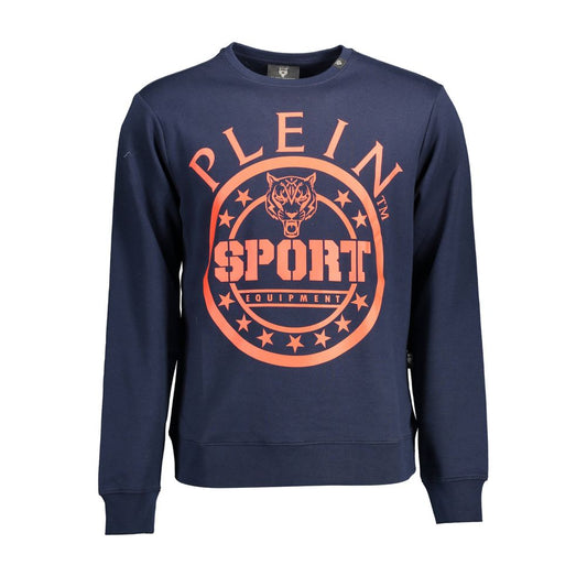 Felpa Plein Sport Athletic Blu a maniche lunghe