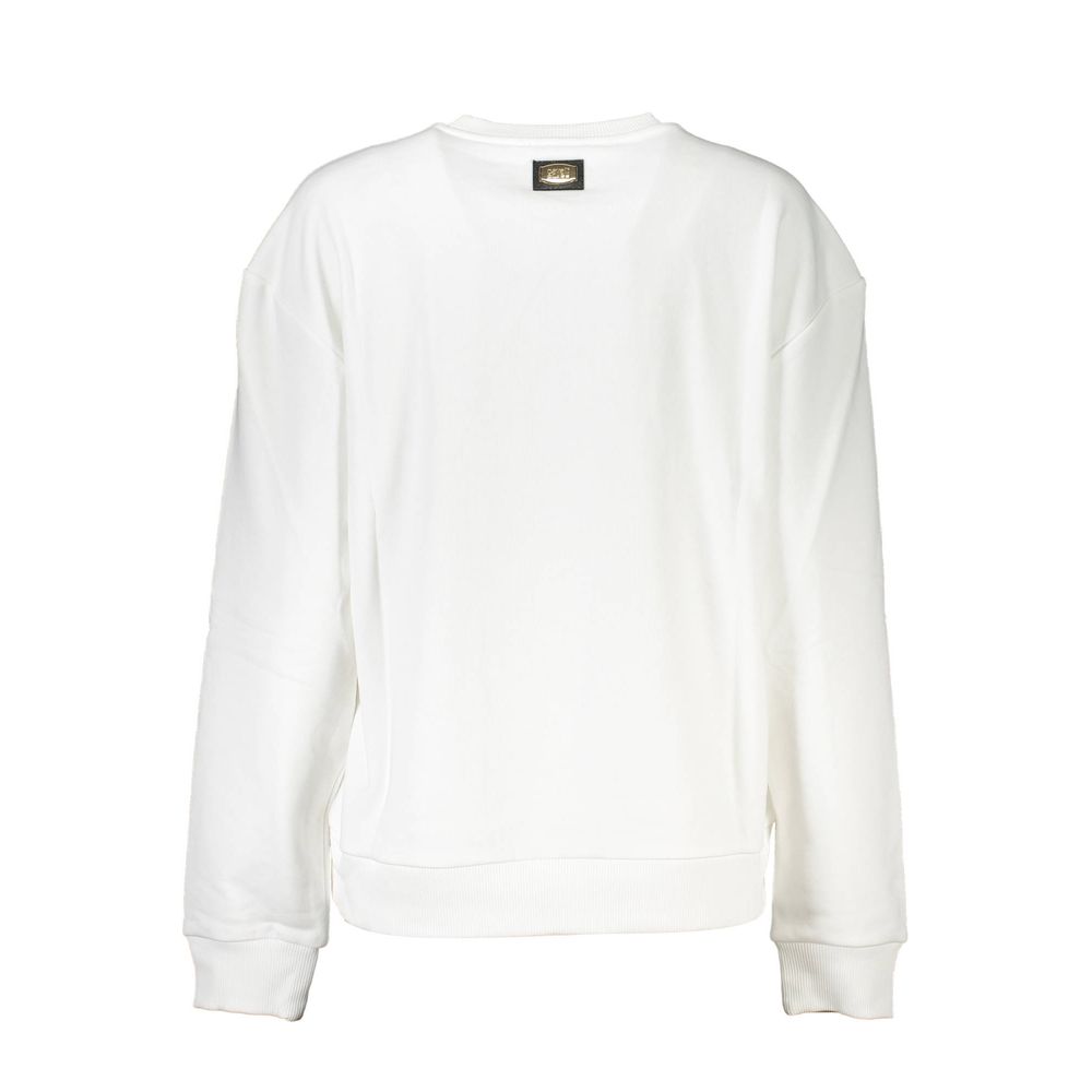 Cavalli Class White Cotton Women Sweater