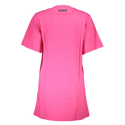 Cavalli Class Pink Cotton Women Dress