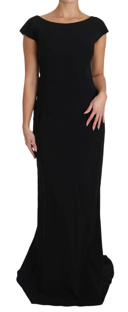 Dolce &amp; Gabbana Elegante Maxi Tubino Nero