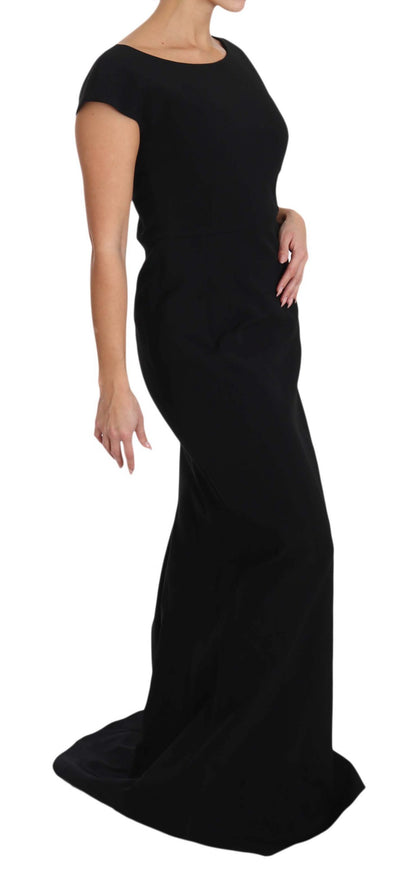 Dolce &amp; Gabbana Elegante Maxi Tubino Nero