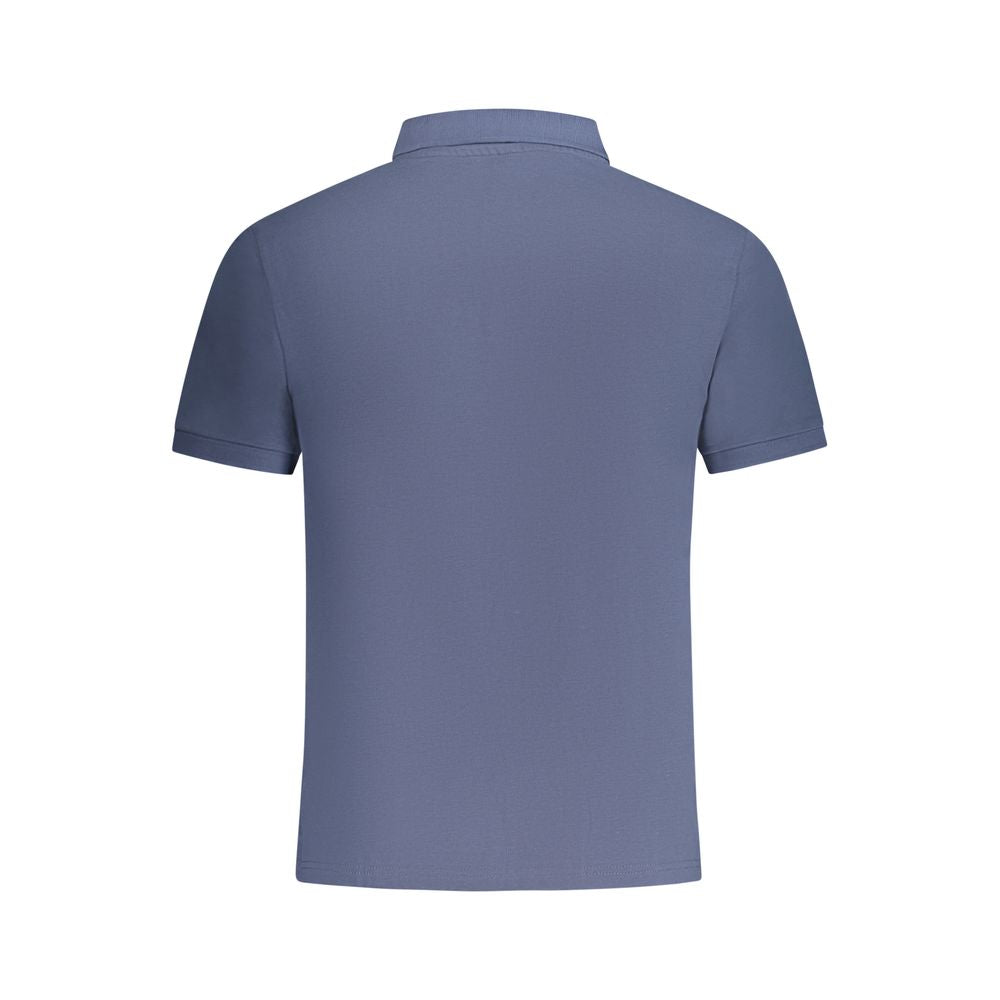 North Sails Blue Cotton Men Polo Shirt