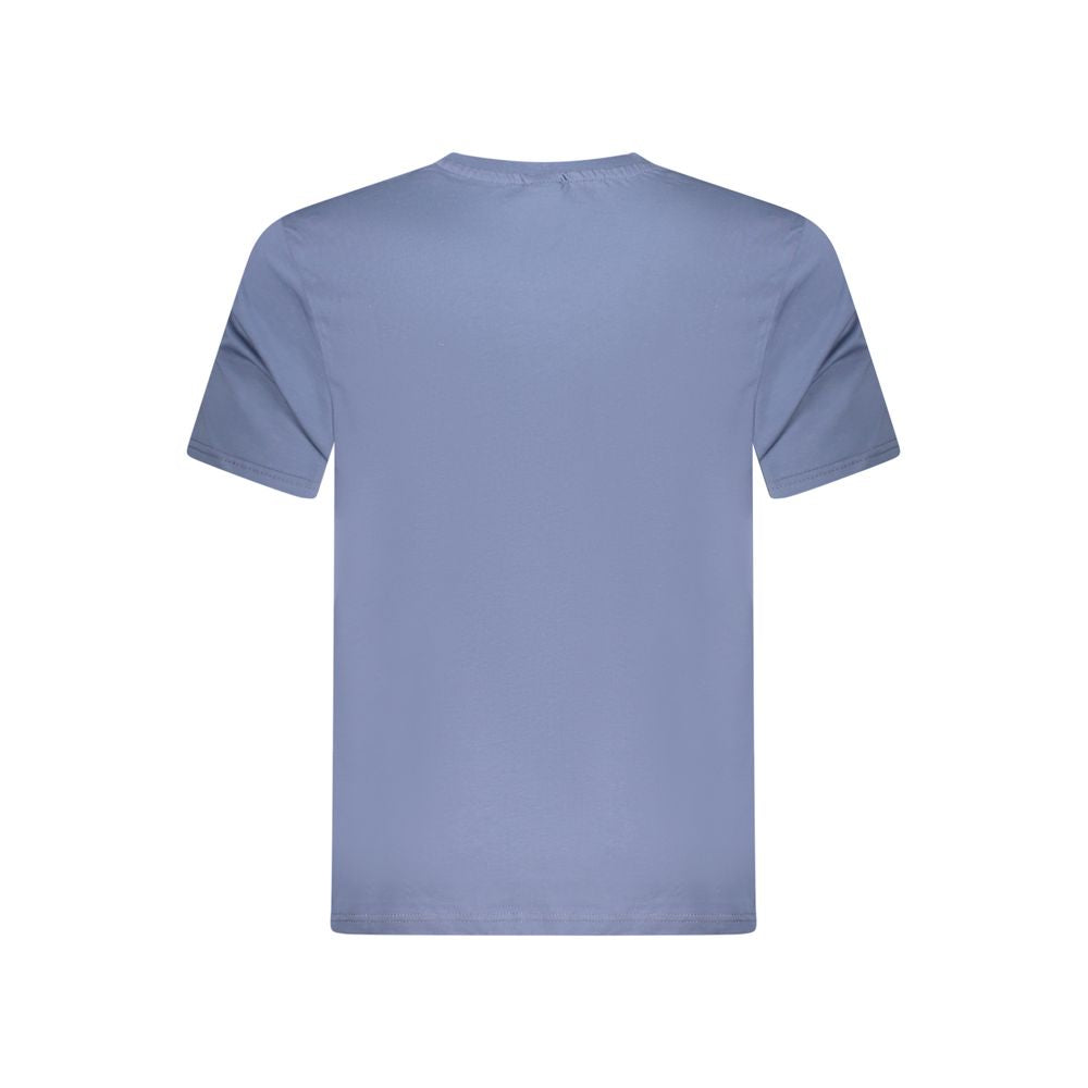 North Sails Blue Cotton Men T-Shirt