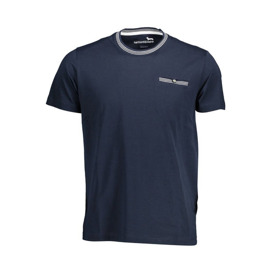 Harmont & Blaine Blue Cotton Men T-Shirt